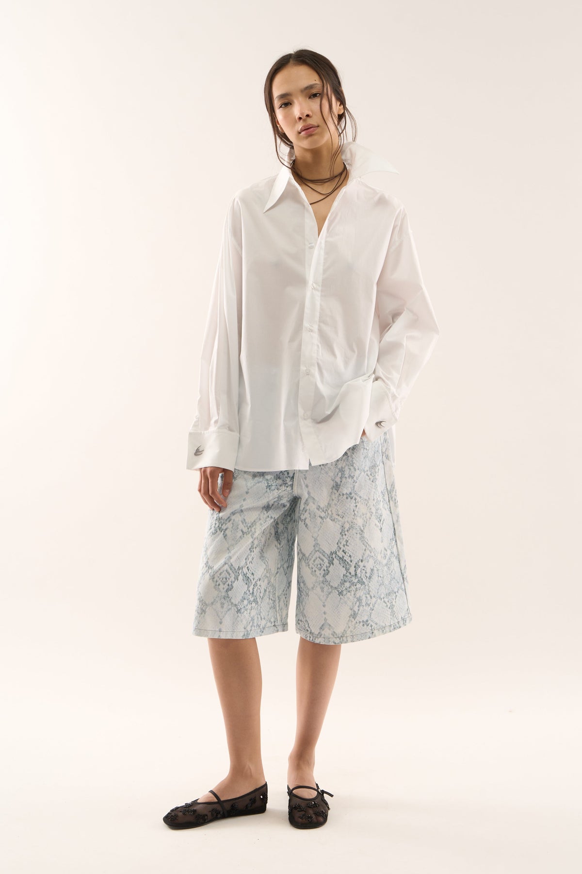 Night White Shirt