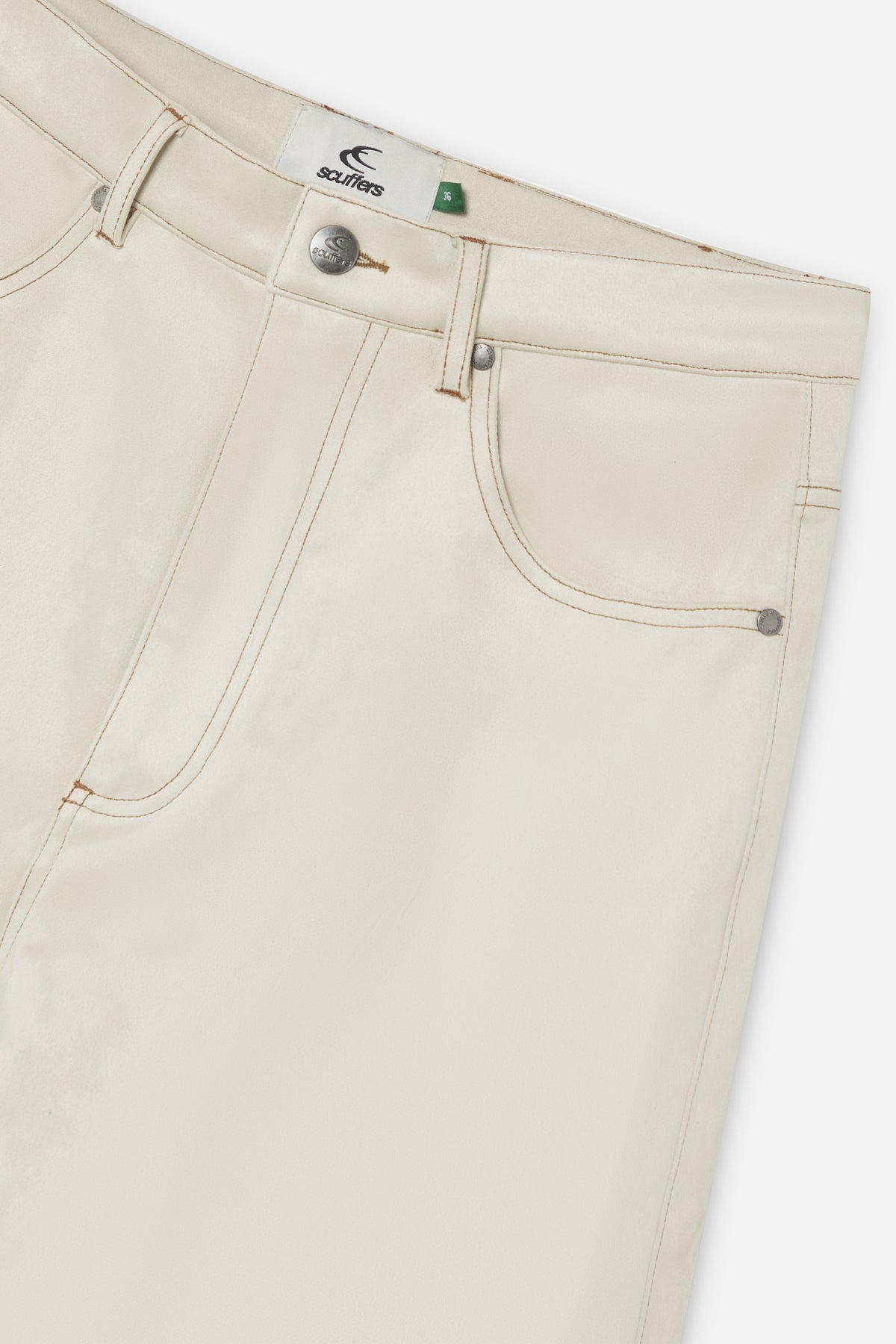 Suede Grey Jumbo Pants