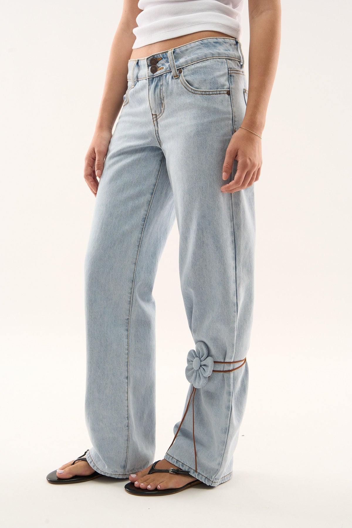 Marine Light Blue Pants