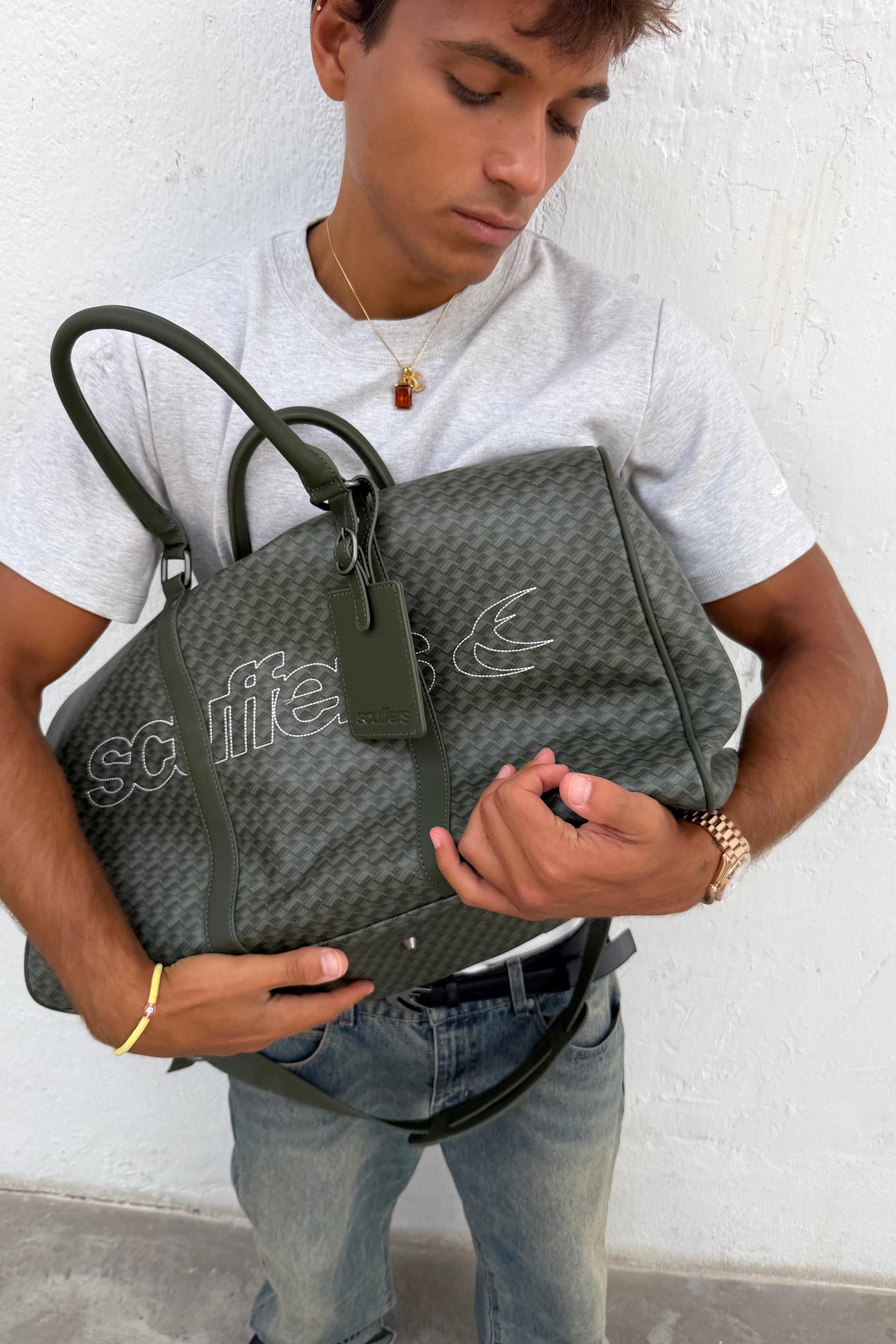 Monogram Dark Green Duffle Bag
