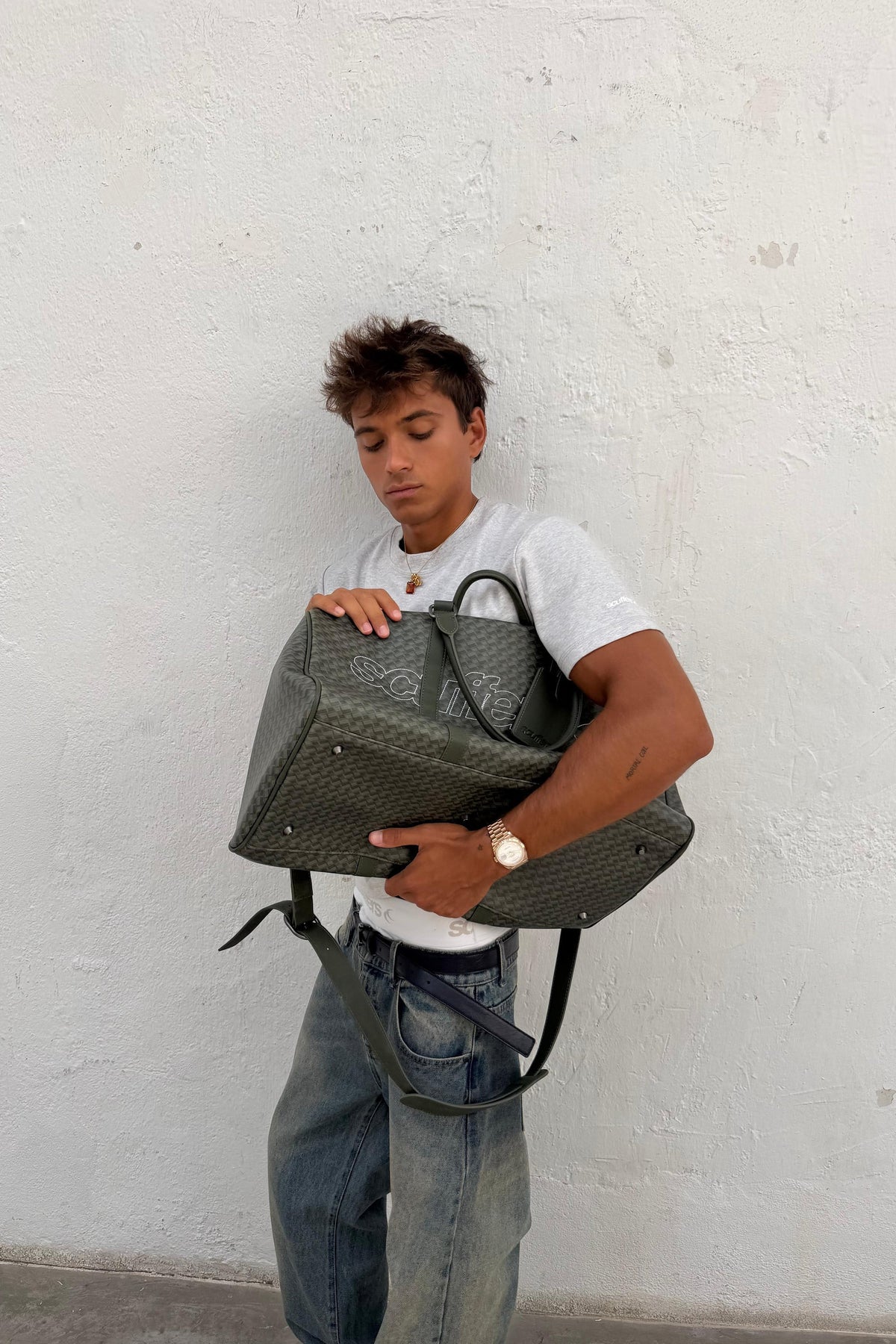 Monogram Dark Green Duffle Bag