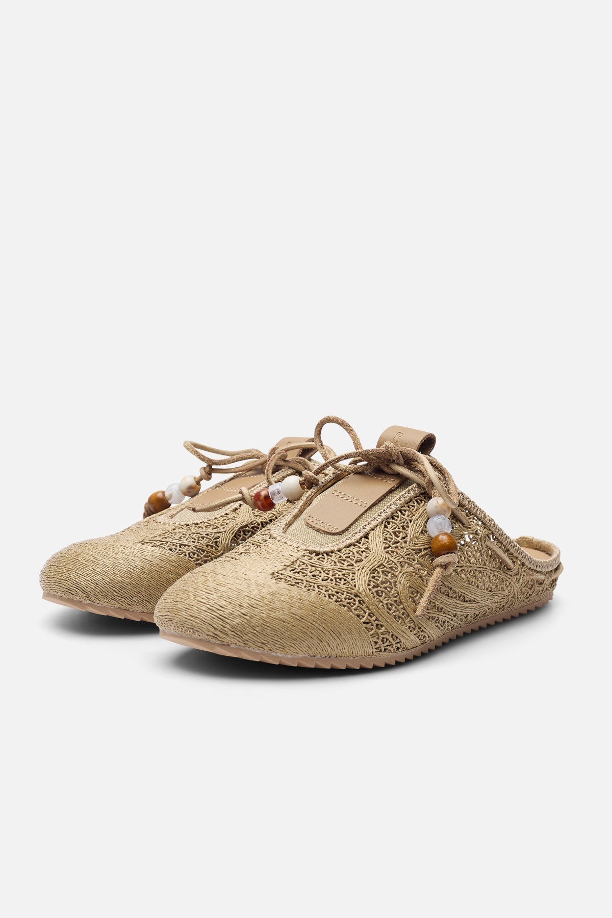 Wicker Ecru Mule