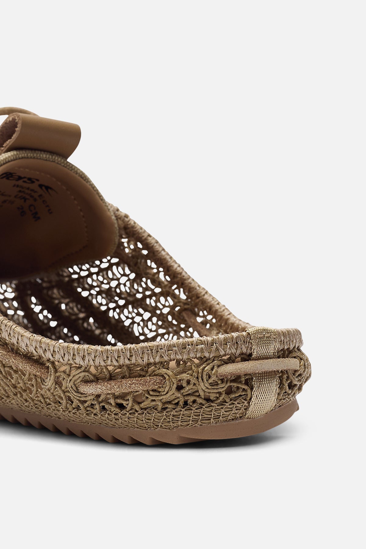 Wicker Ecru Mule