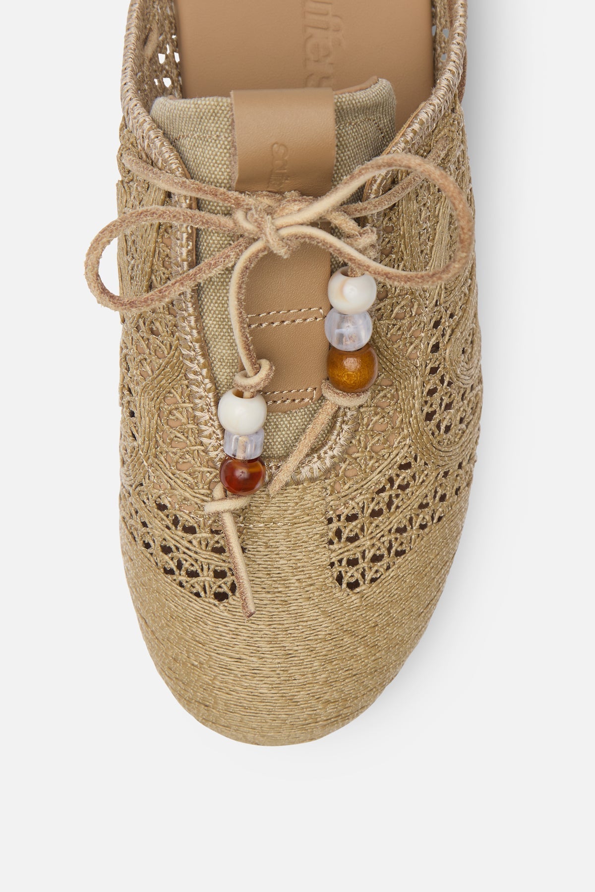 Wicker Ecru Mule