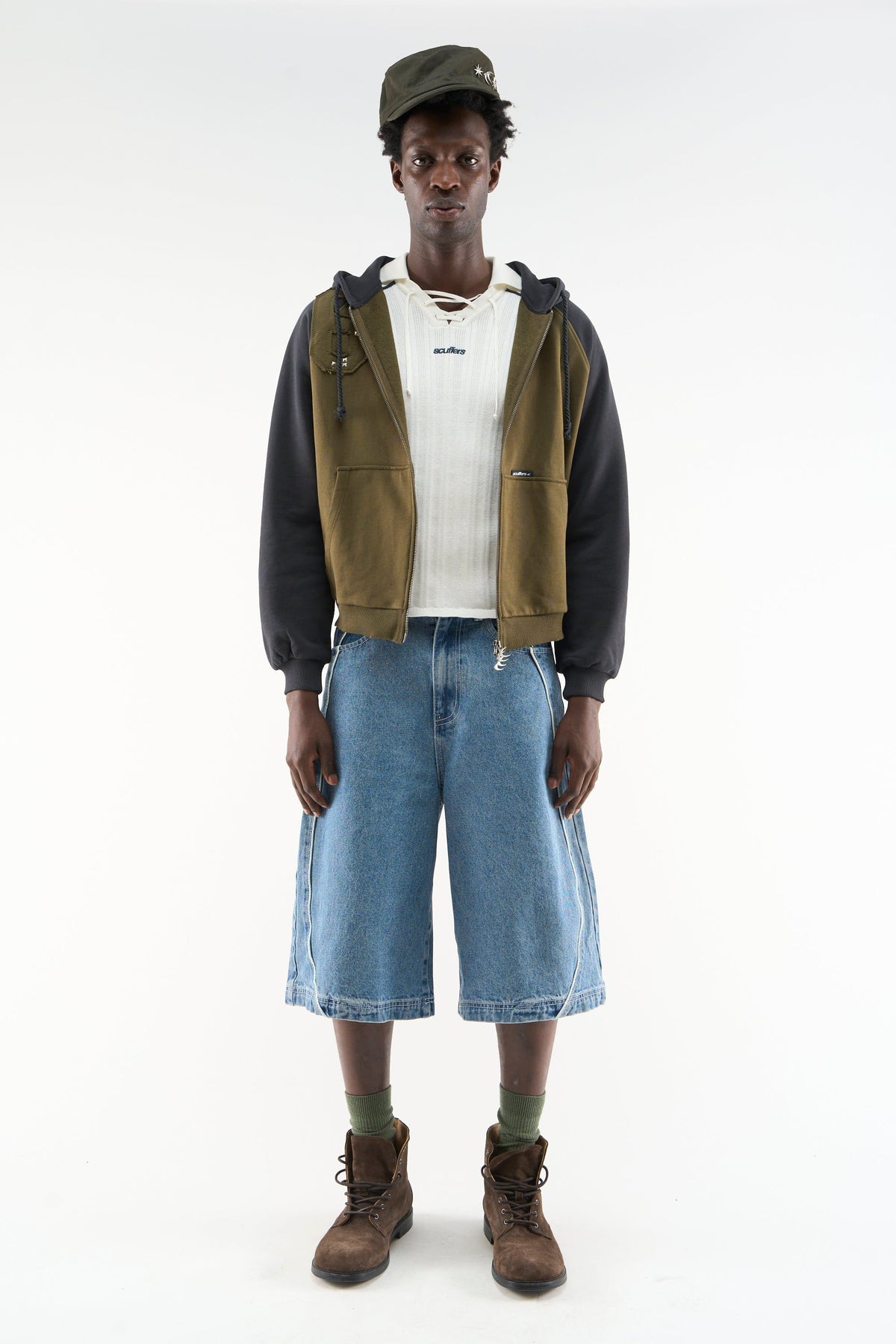 Mowa Blue Jorts