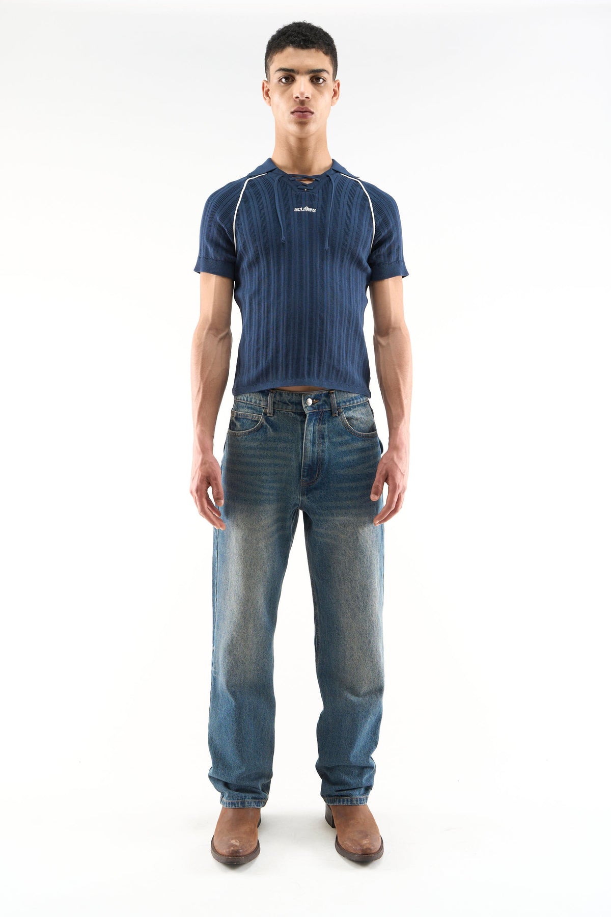Roll Dark Blue Pants