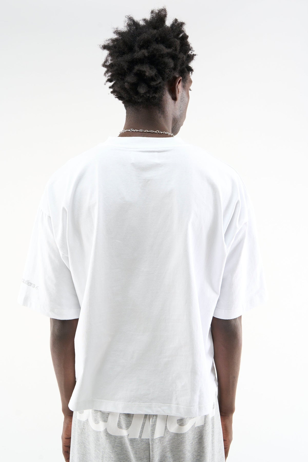 Earphones White T-Shirt