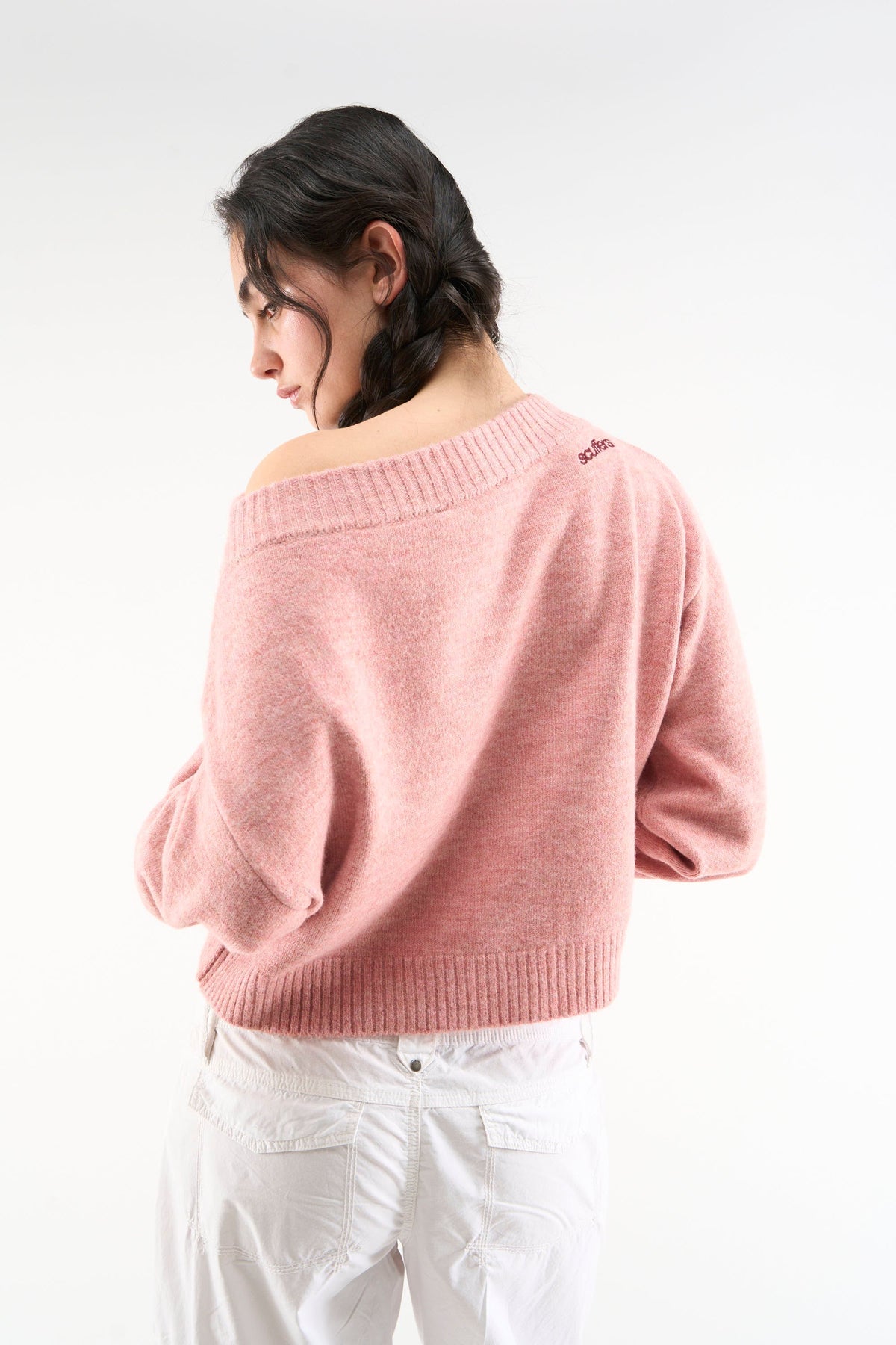 Claude Burgundy Knit