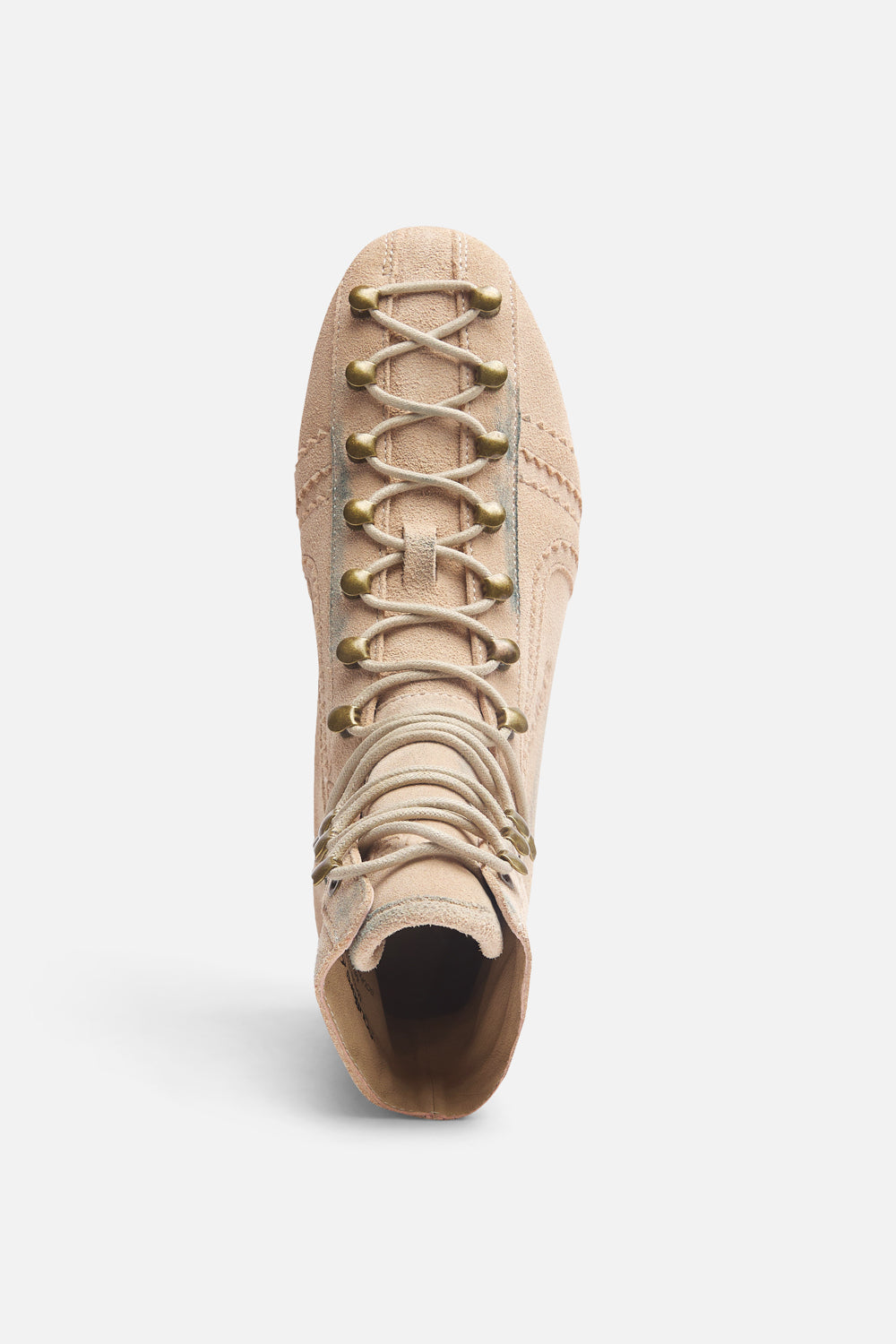 Iconic Ecru Suede Boots